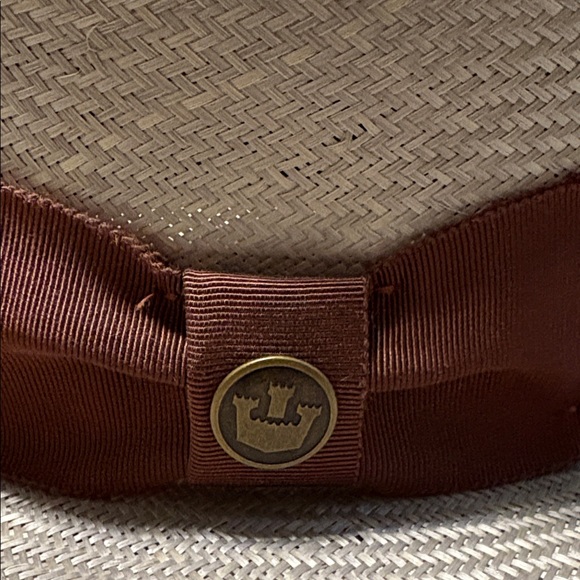 Stylish Goorin Bros.  Straw Boater Hat with Ribbon - brand new! - Picture 2 of 5